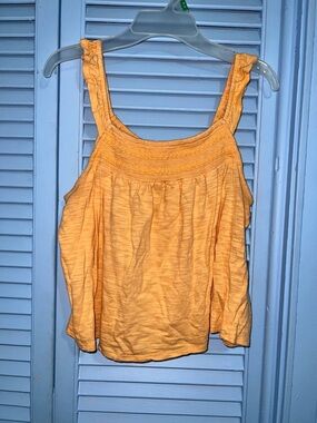 Orange Sleeveless Women's Top